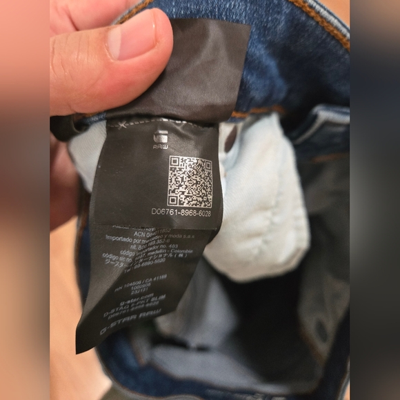 G-Star Raw D-Staq 3D Slim Men Jeans Size W36 L30 - Picture 13 of 13